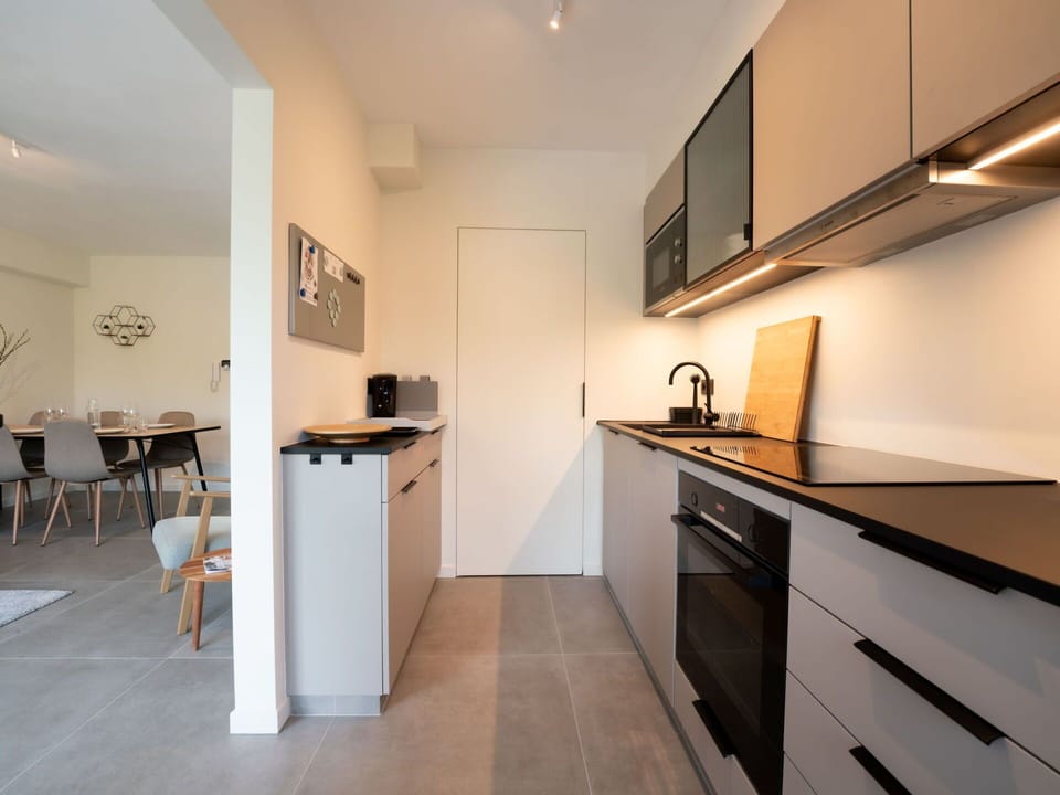 Cabinetry, Furniture, Countertop, Kitchen, Wood, Chair, Building, Interior Design, Kitchen Stove, Kitchen Appliance