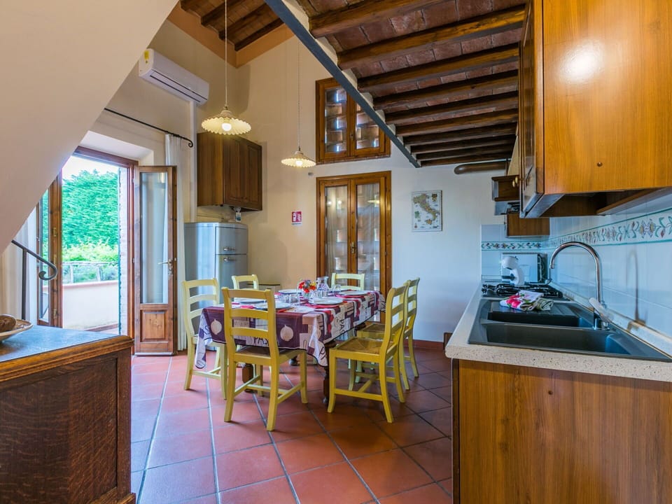 Table, Furniture, Window, Cabinetry, Kitchen Sink, Building, Wood, Sink, Chair, Architecture