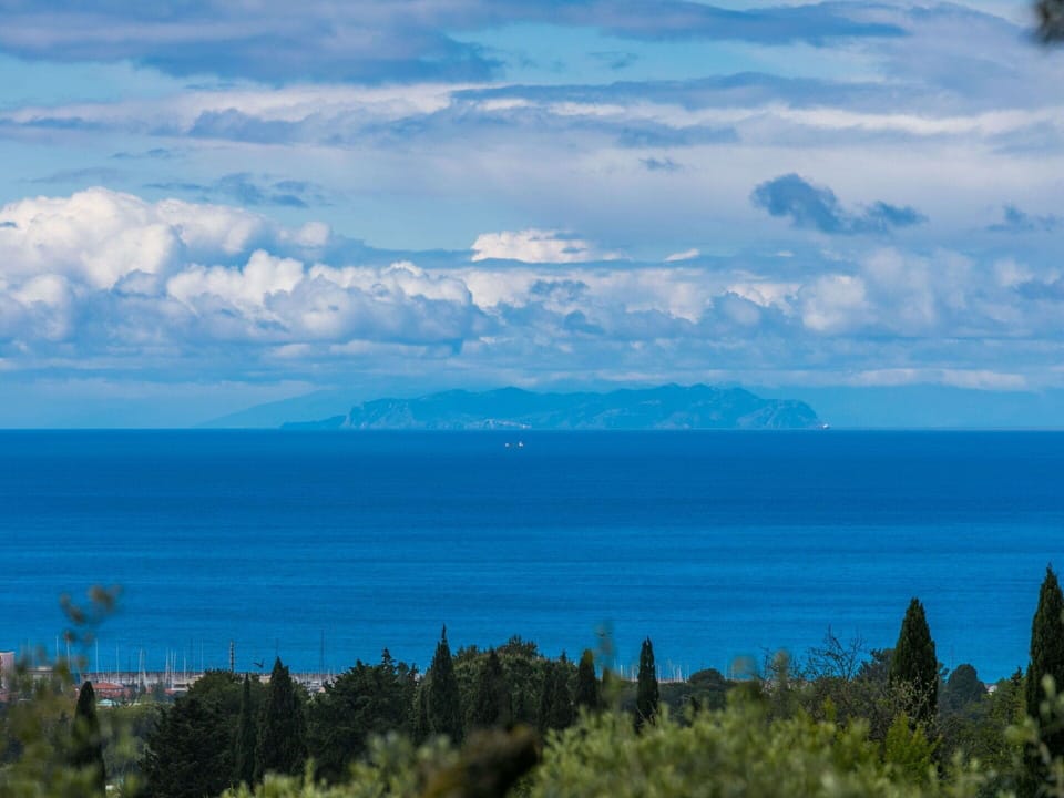 Cloud, Sky, Water, Daytime, Azure, Blue, Tree, Vegetation, Coastal And Oceanic Landforms, Mountain