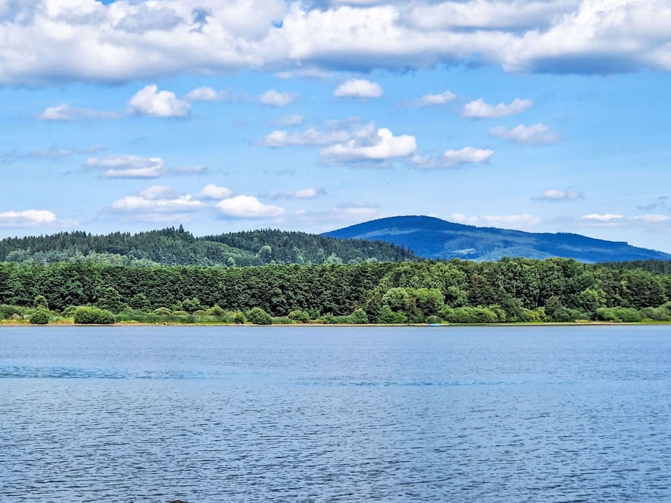 Sky, Blue, Water, Water Resources, Body Of Water, Cloud, Nature, Natural Landscape, Hill, Waterway