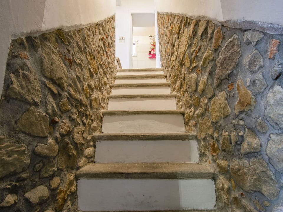 Property, Stairs, Wood, Floor, Flooring, Art, Paint, Concrete, Symmetry, Room