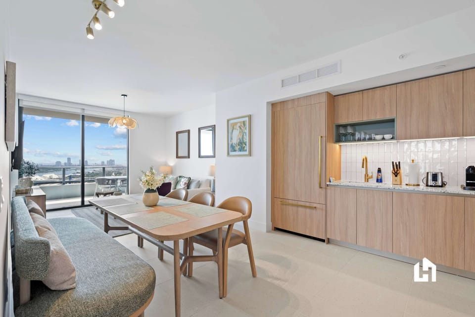 A comfortable dining table for sit-down meals