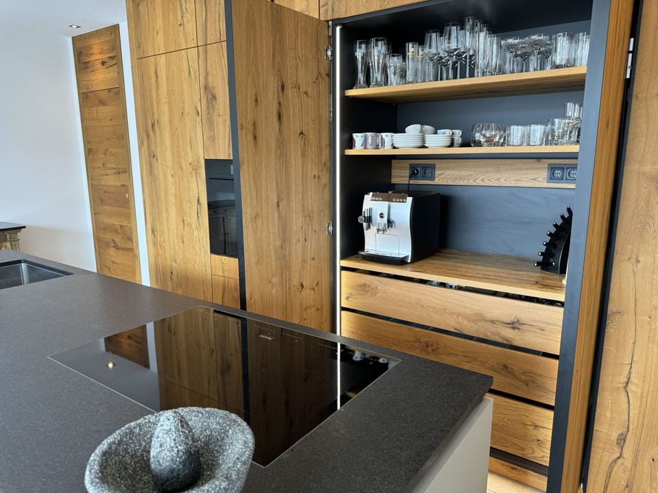 Furniture, Property, Table, Cabinetry, Building, Shelf, Wood, Shelving, Interior Design, Floor