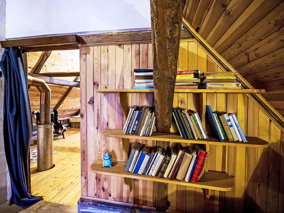 Bookcase, Building, Shelf, Book, Wood, Shelving, Window, Publication, Stairs, House