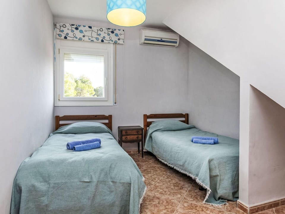 Furniture, Property, Window, Comfort, Azure, Building, Bed Frame, Textile, Shade, Lighting