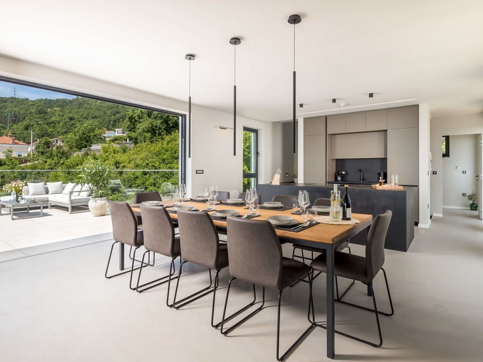 Sky, Table, Property, Furniture, Building, Plant, Chair, Window, Outdoor Table, Tableware