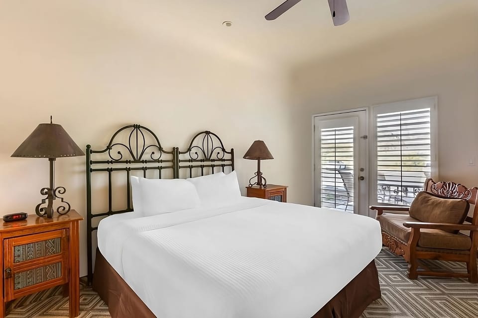 Wake up to soft daylight and step out for fresh air