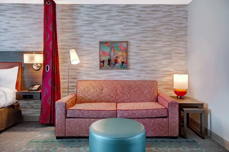Bedroom. Interior and views may vary based on location and availability