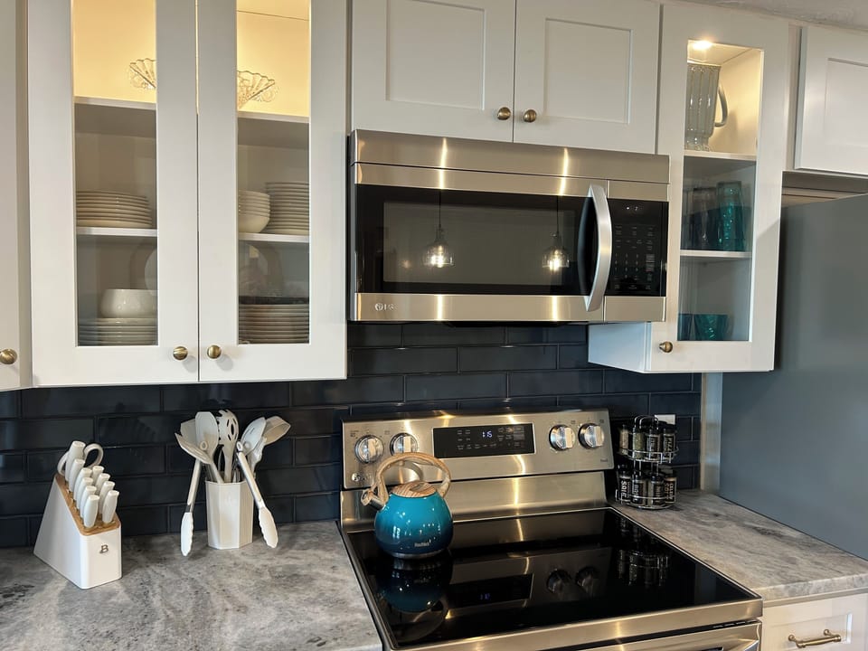 New kitchen August 2024. Best of everything. 2 ice makers! Air fryer etc. 

