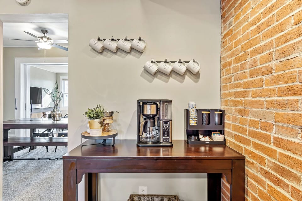 Savor your perfect brew at our coffee bar with our Ninja coffee machine.