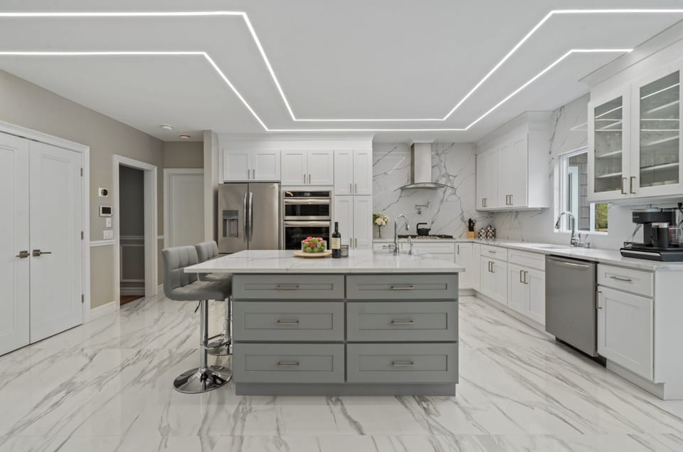 Indoors, Kitchen, Kitchen Island, Floor, Home Decor