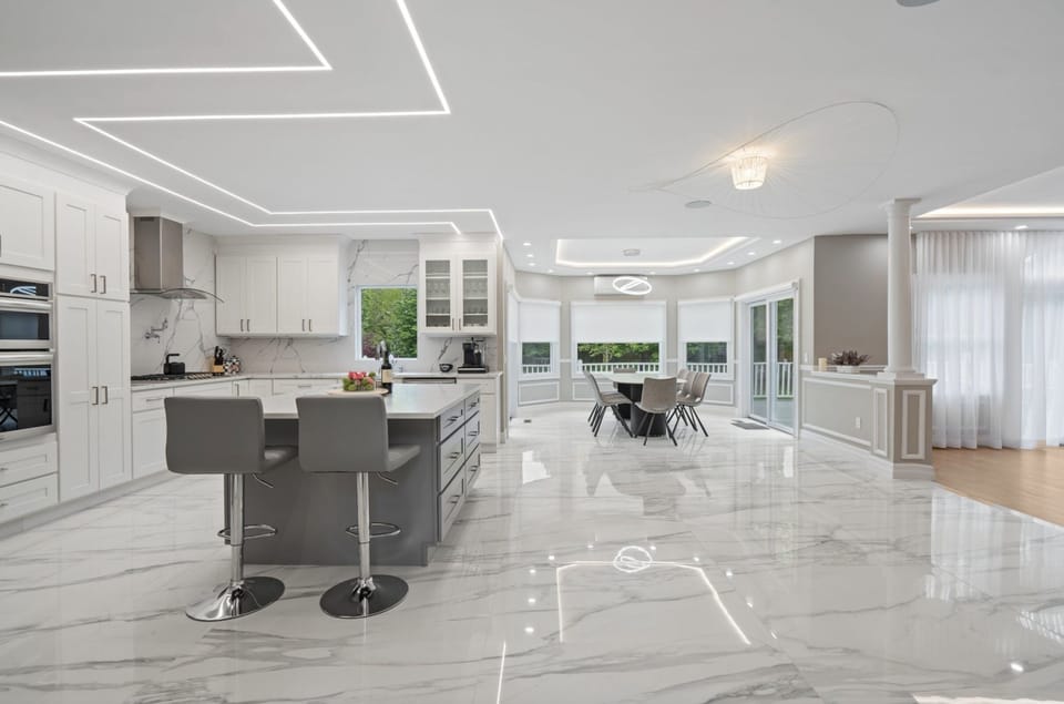 Floor, Flooring, Indoors, Kitchen, Chair