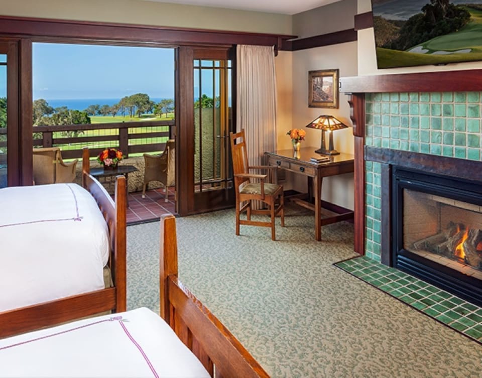Unwind by the crackling fireplace with ocean breezes outside.