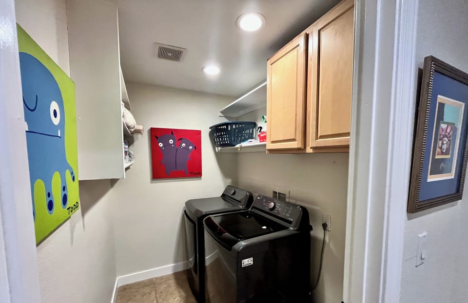 Brand new washer and dryer for you!
