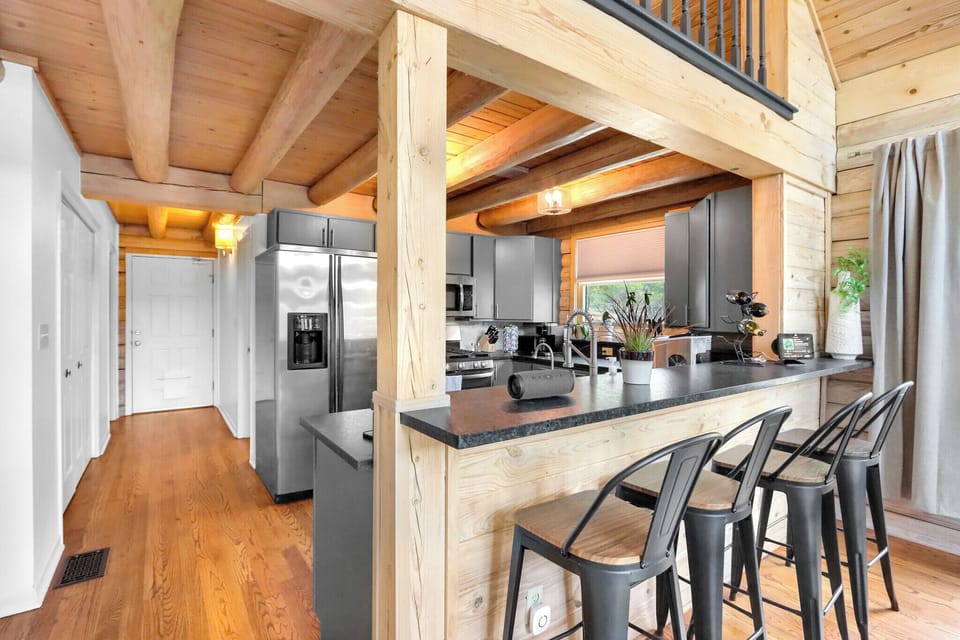 Additional seating at the breakfast bar