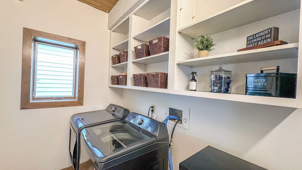 Not need to overpack! You can do your laundry during your stay!