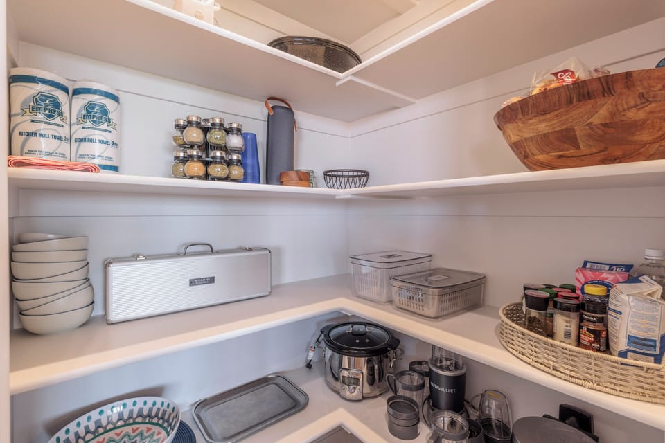 Kitchen Pantry - Kitchen appliances available for you to use during your stay.