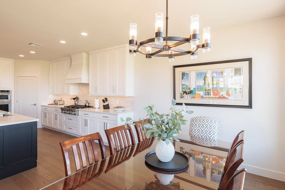 View from Dining Area - With an open and spacious floor plan, the Dining Room and Kitchen can accommodate meal preparations for groups large or small.