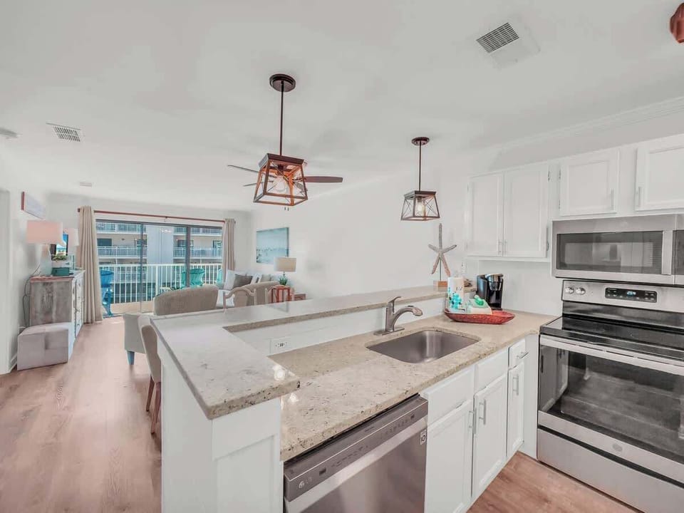 Open concept kitchen