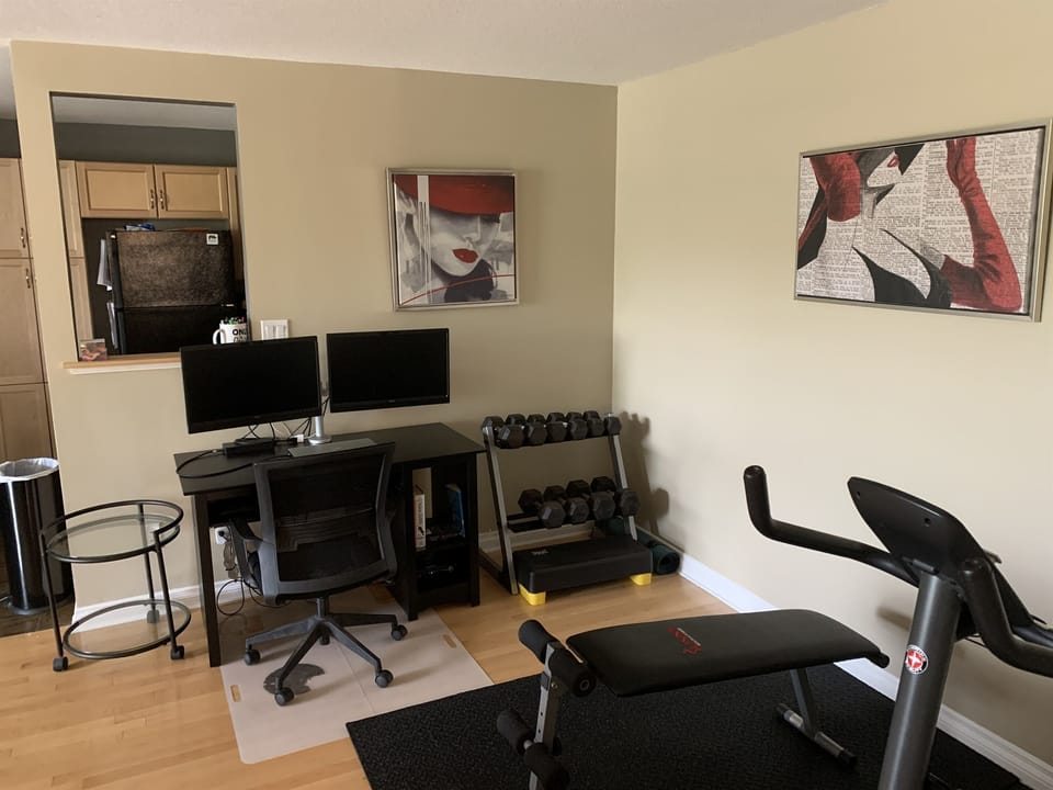 Computer Station & Weights