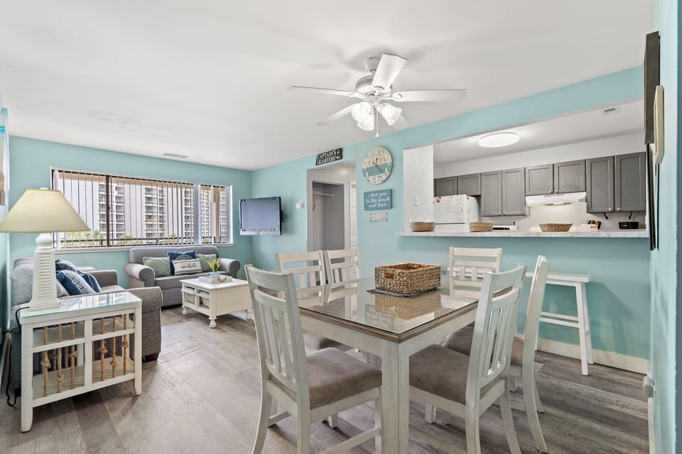 Sit together and enjoy a home cooked meal and chat about your fun-filled day!