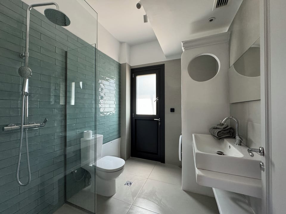 Private bathroom on first floor for #1 bedroom