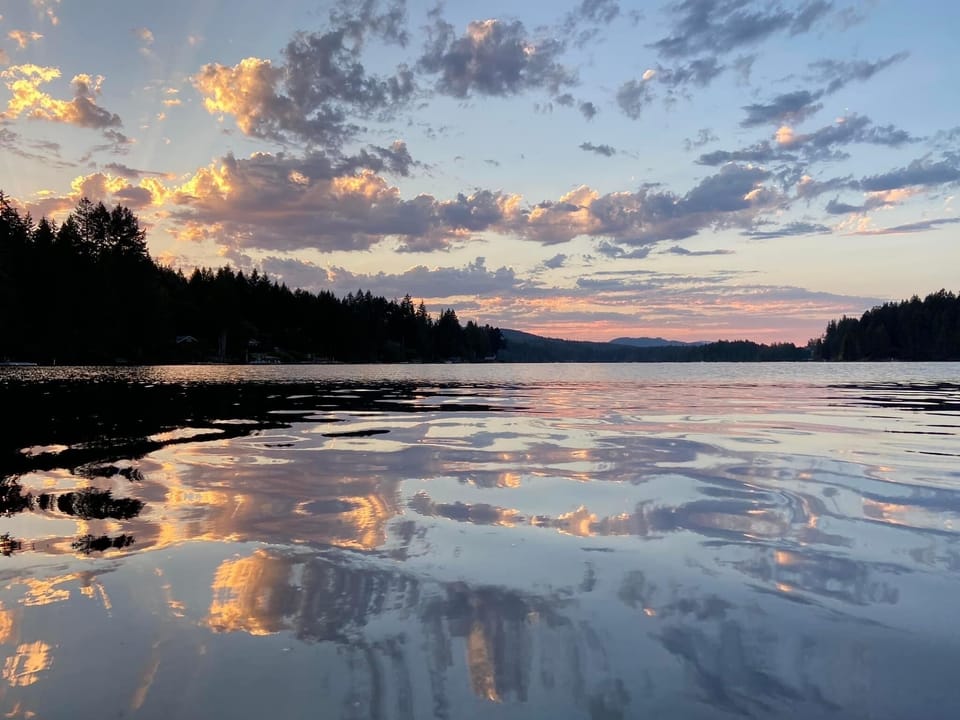 Shawnigan Lake at dawn.