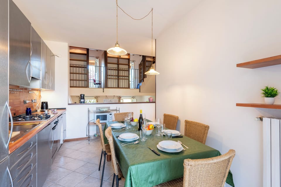 Kitchen and dining area