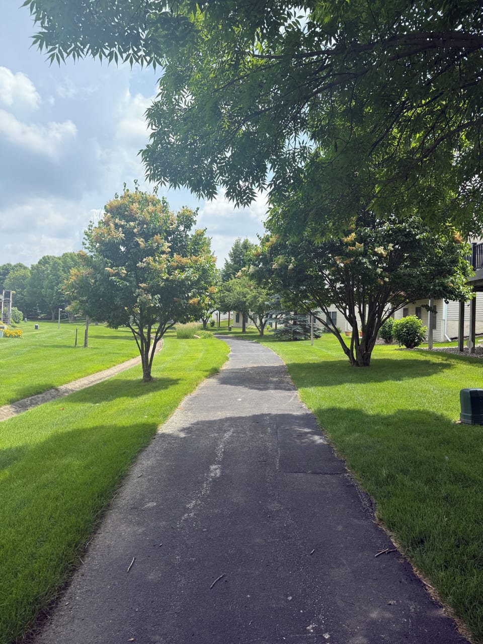 Neighborhood trail.