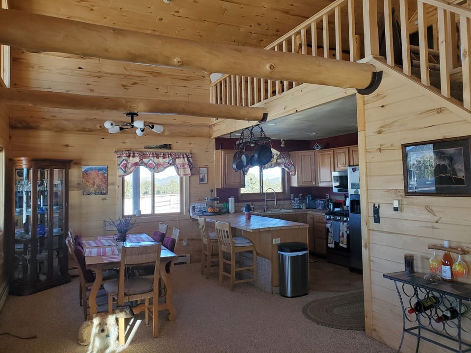 Kitchen and dining area