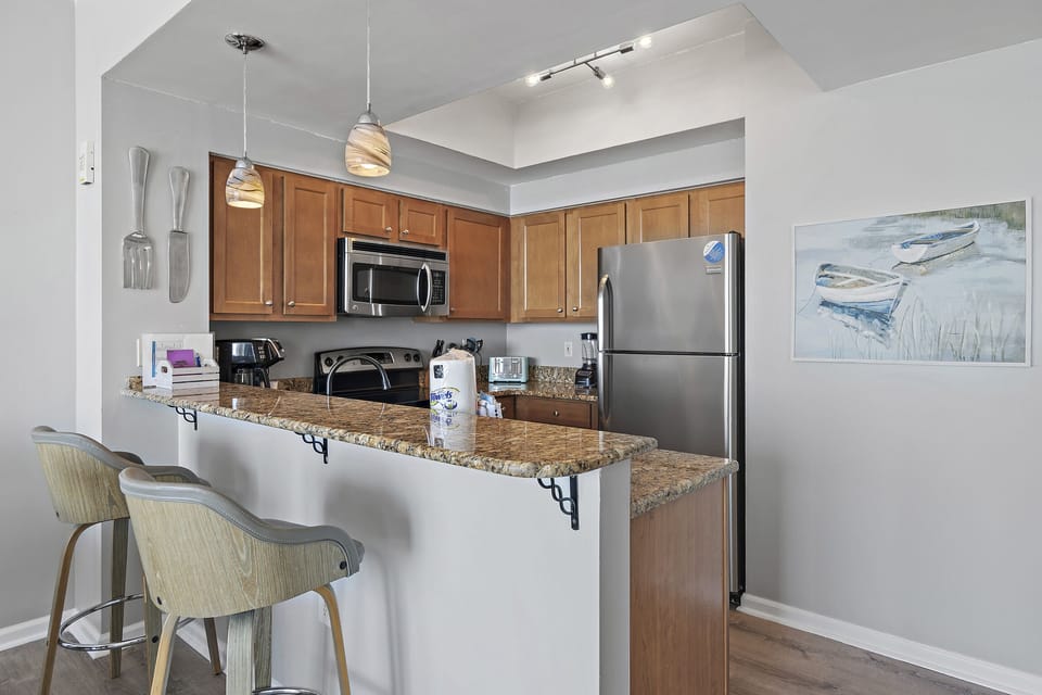 Fully equipped kitchen