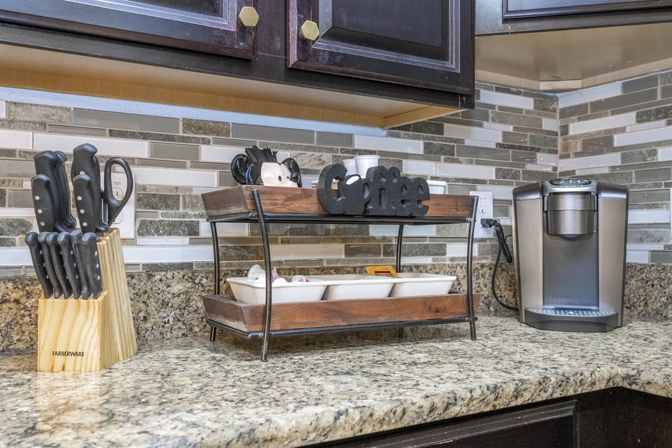 Complimentary coffee and tea provided to help you get settled. 