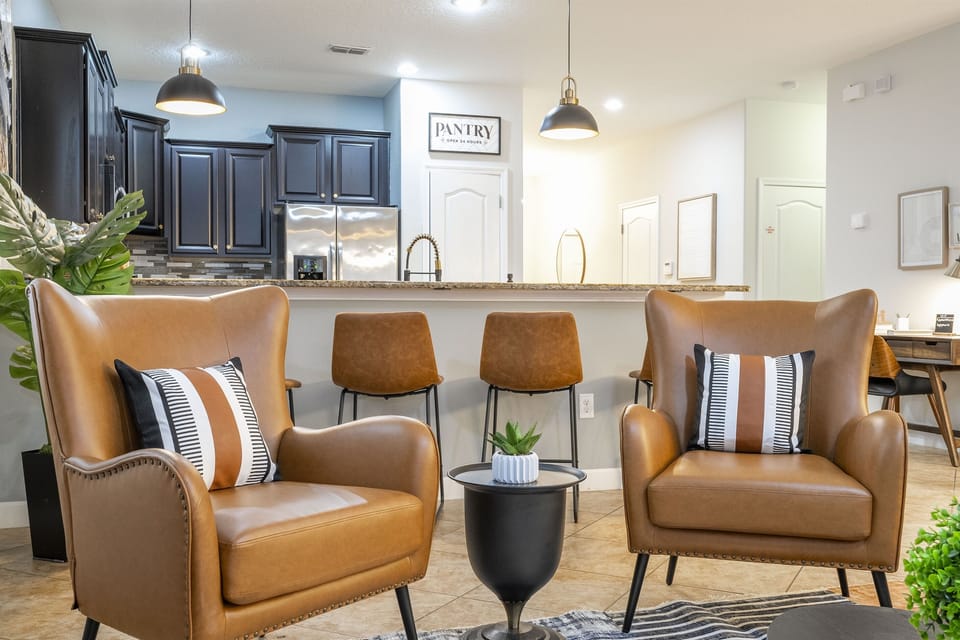 Our comfy chairs are perfect to relax and read a book or spend time with your social media accounts. 