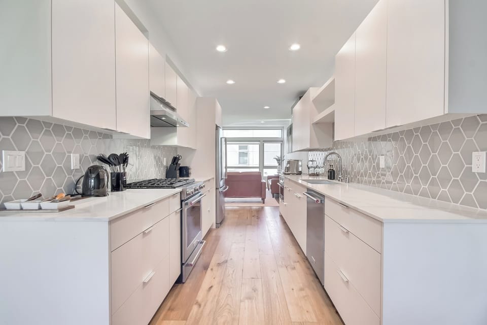 fully furnished modern kitchen room area