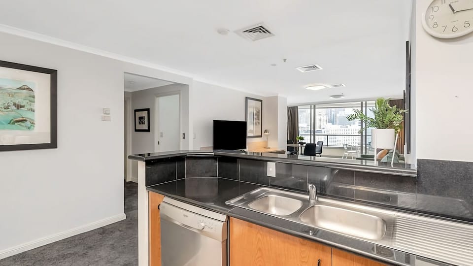 A comfortable and functional kitchen area.
