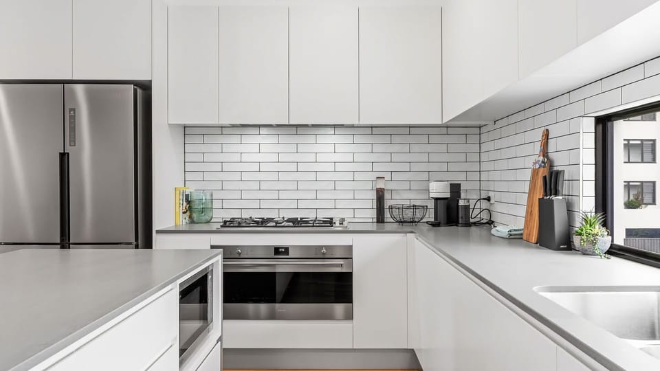 A bright, elegant kitchen designed for effortless meals and entertaining.