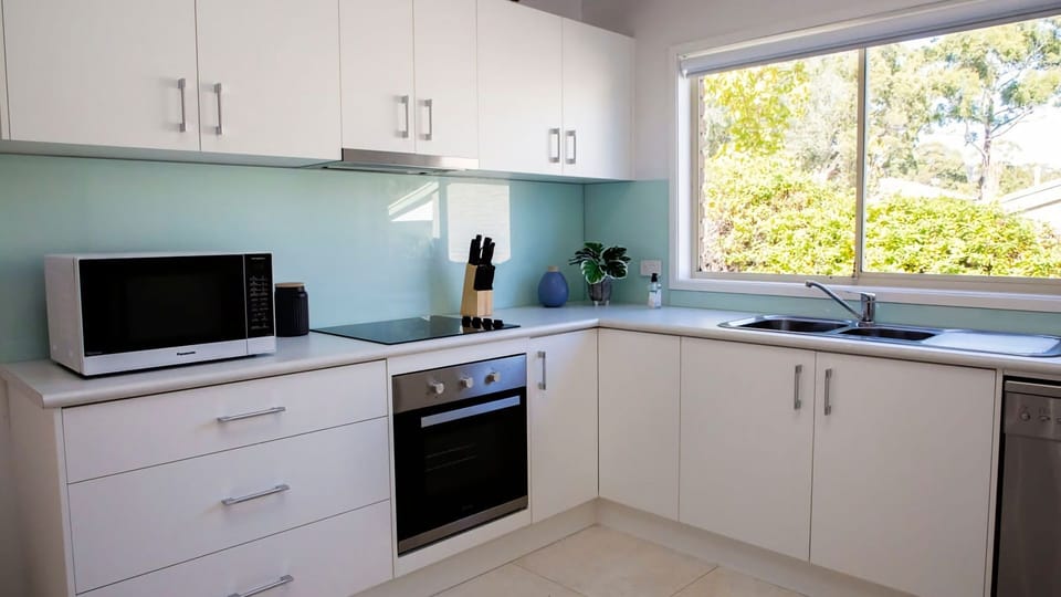 Contemporary design with practical touches.