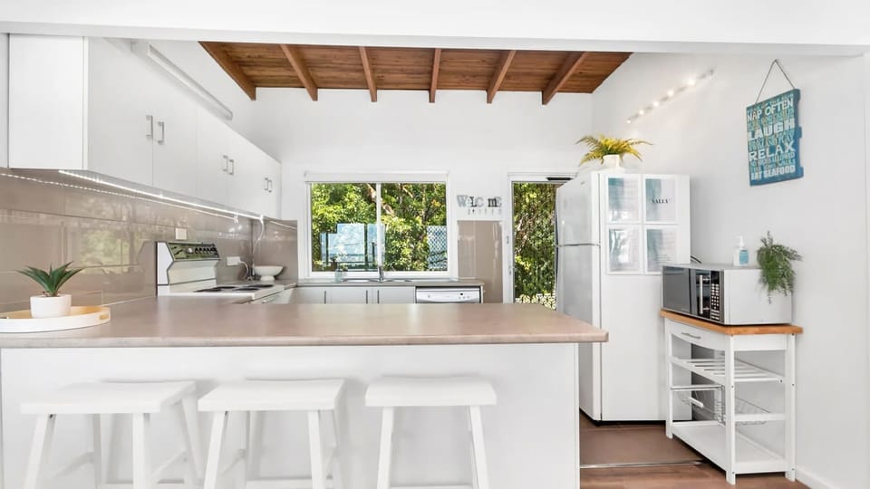 Whip up a meal in this bright, modern kitchen.