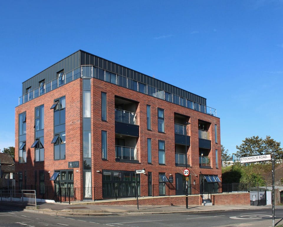 Exterior of building- located on quiet street