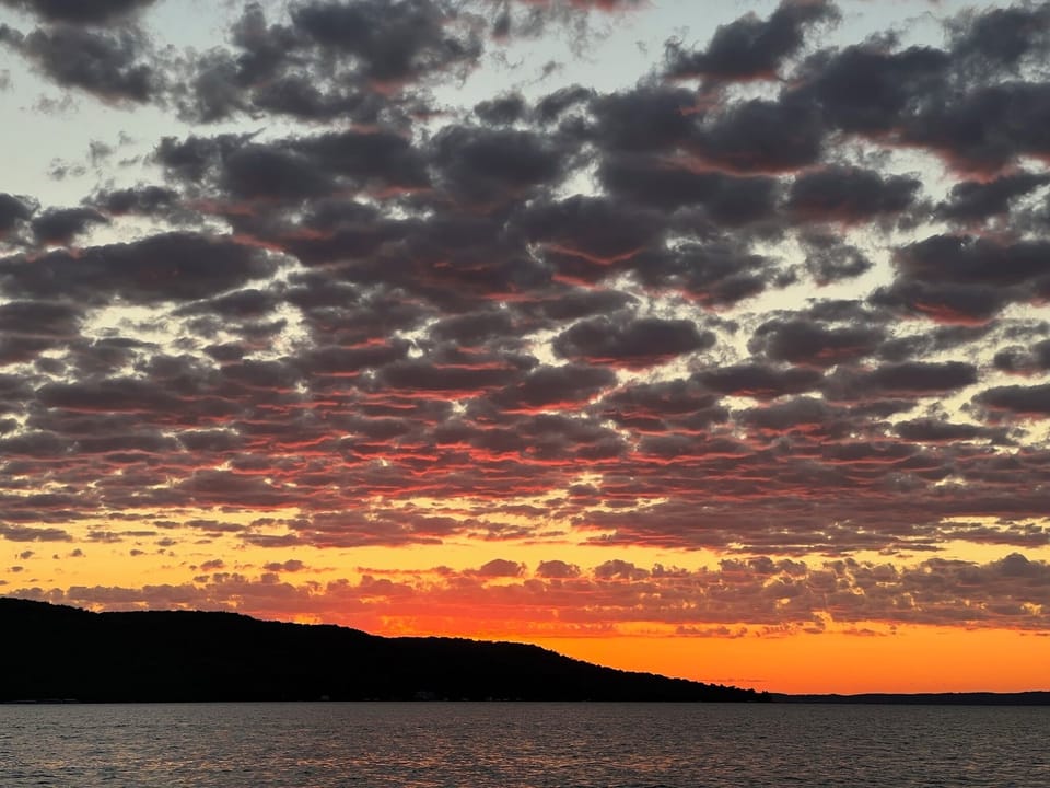 Sunset on Crystal Lake (Outlet Bay)