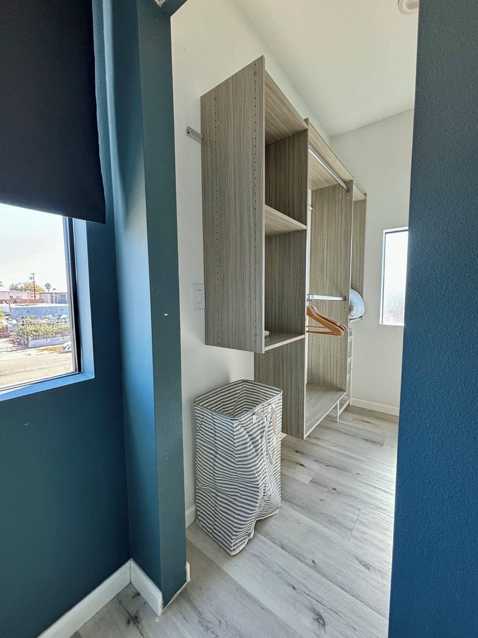 Master bedroom walk in closet