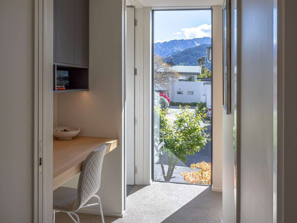 A convenient desk in the master for those that need to work remotely