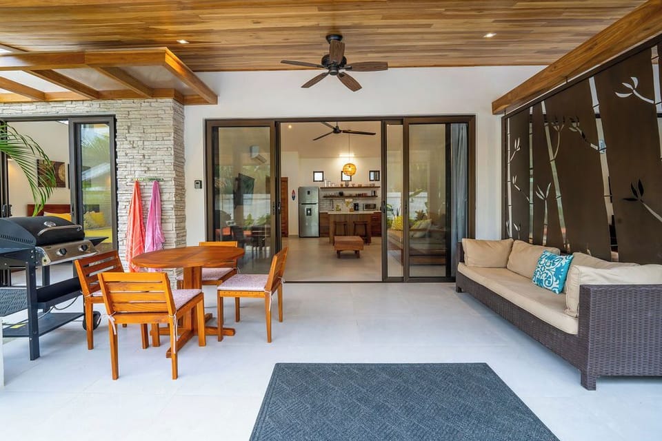 Private Covered Patio for Relaxing and Feasting