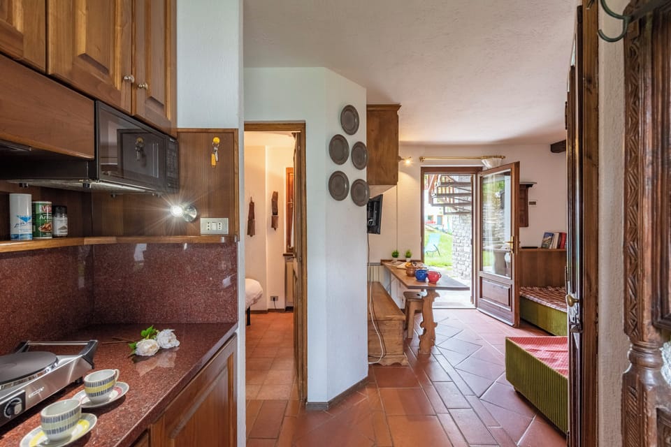 Kitchen and dining area