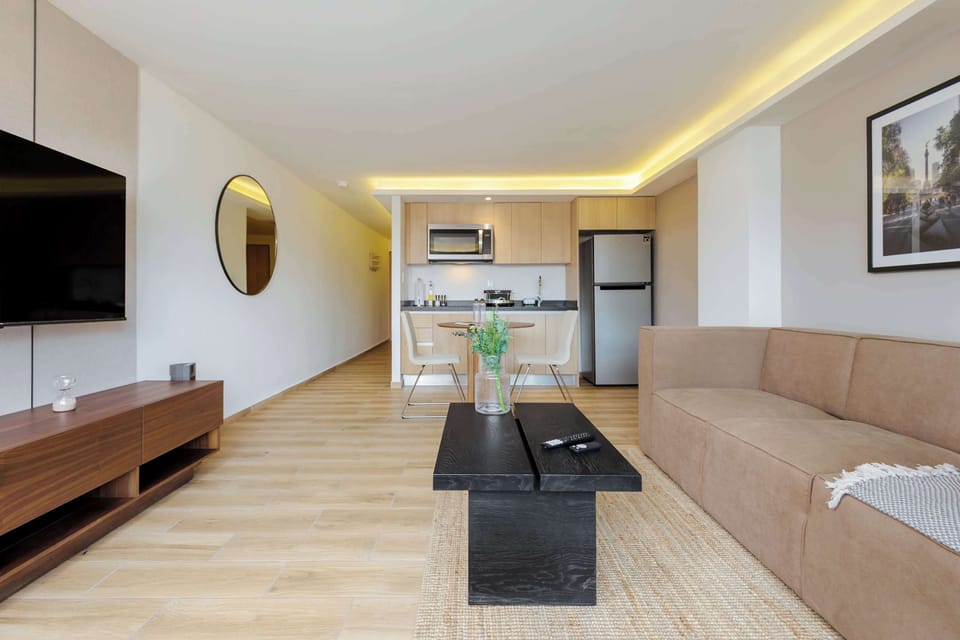 Living room with tv