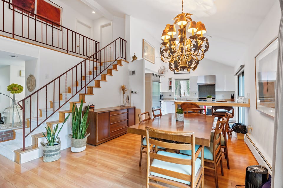 Open Concept Living Room, Dinning Room, and Kitchen View 4