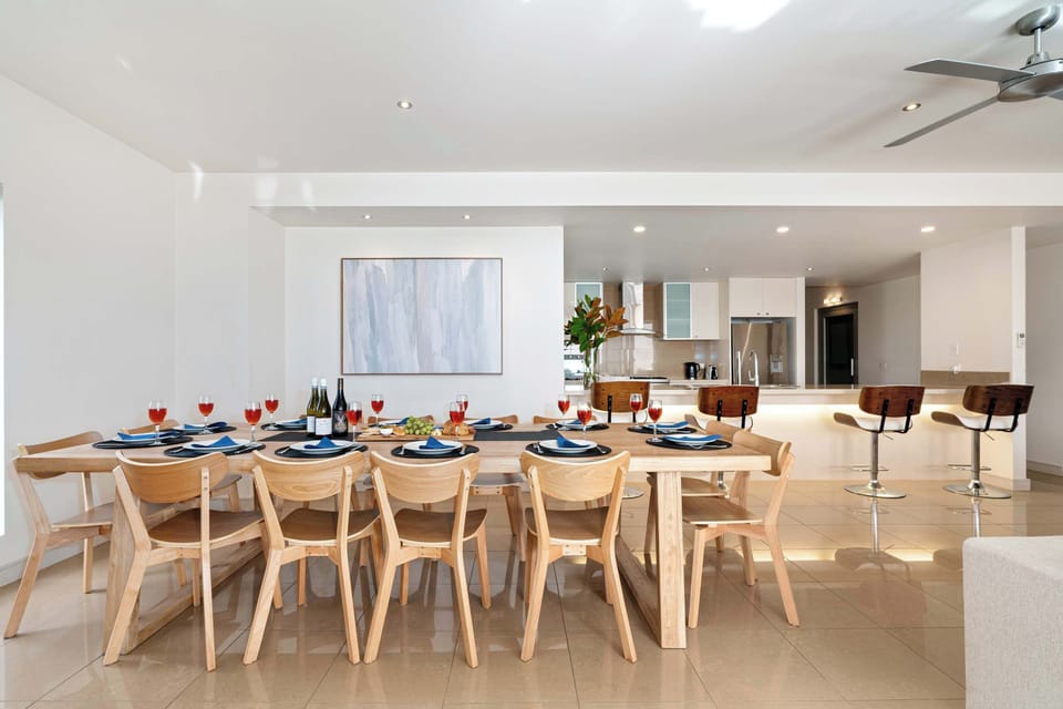 Ample dining space to entertain, views even from here!