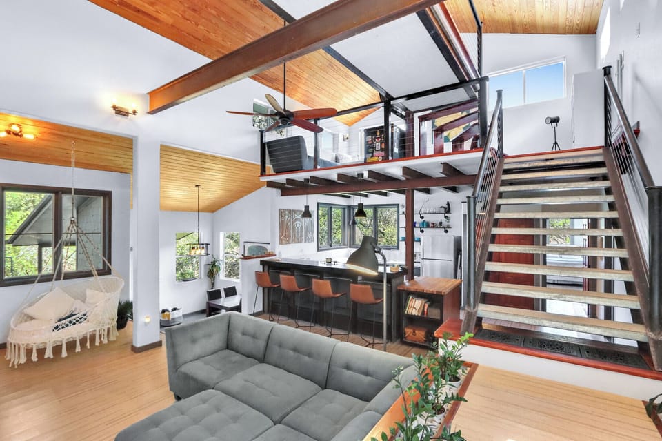 Unique and open concept living space