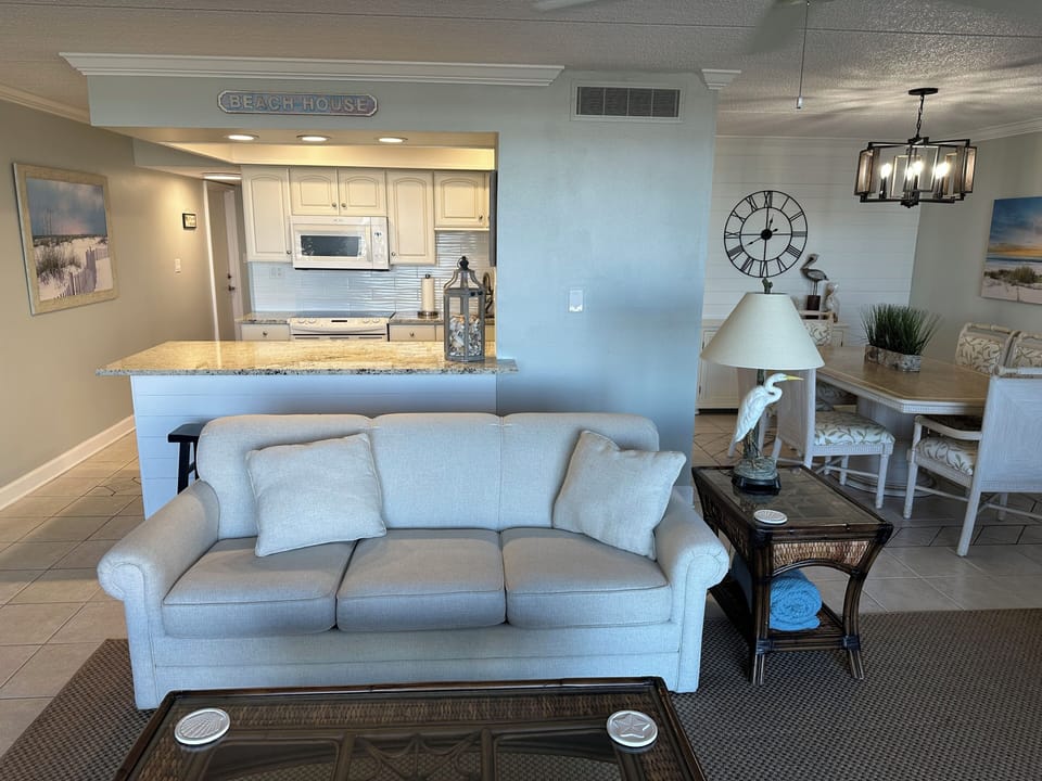 Living Room Open to Kitchen