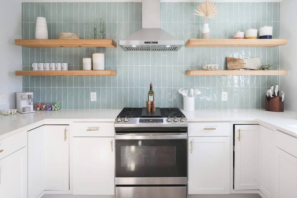 Fully stocked kitchen